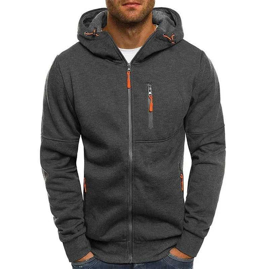 Men’s Slim Fit Zipper Hoodie Jacket